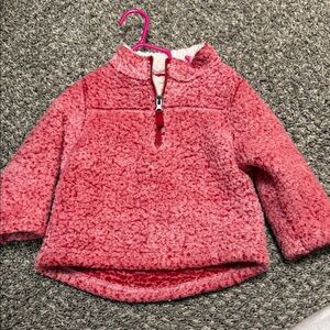 Cozy Pink Fleece Kids Pullover 2t